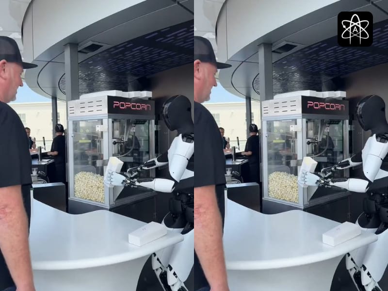 Tesla Optimus Serving Popcorn: Elon Musk New Dream Moves Forward in 2025