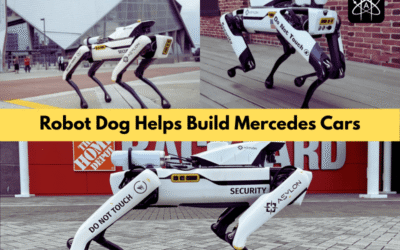 Cute Robot Dog Helps Build Mercedes Cars