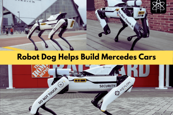 Cute Robot Dog Helps Build Mercedes Cars