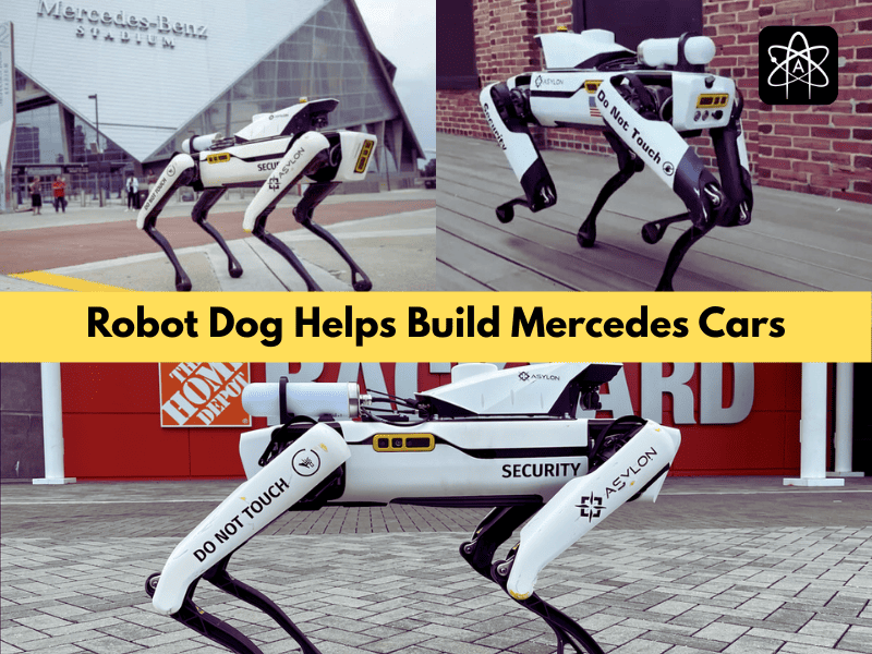 Cute Robot Dog Helps Build Mercedes Cars