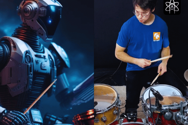 Robot Drummer with AI