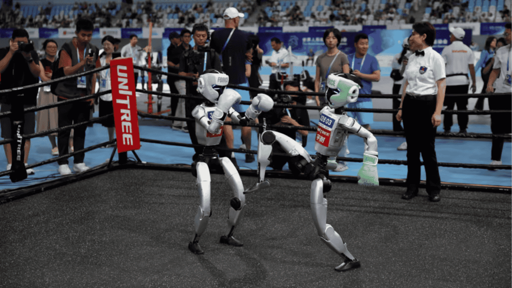 Kickboxing Bots of Beijing / Source: The Guardian