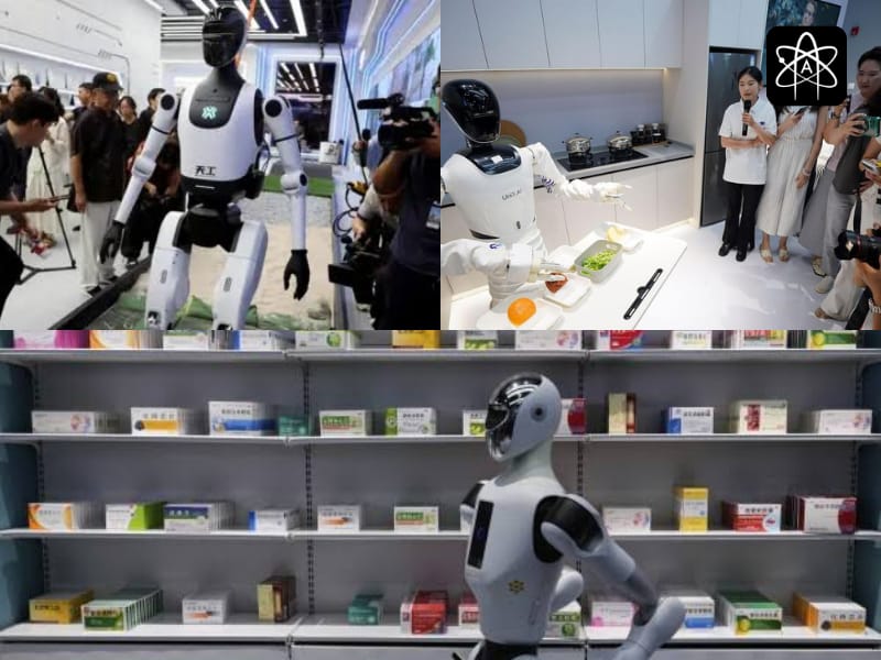 Inside the New China Robot Mall With 100% Fully Run By Robots