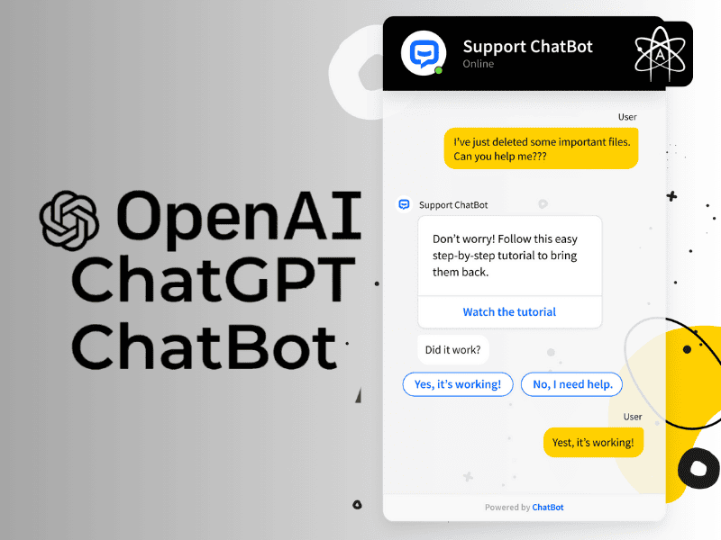 Build AI chatbot with OpenAI API